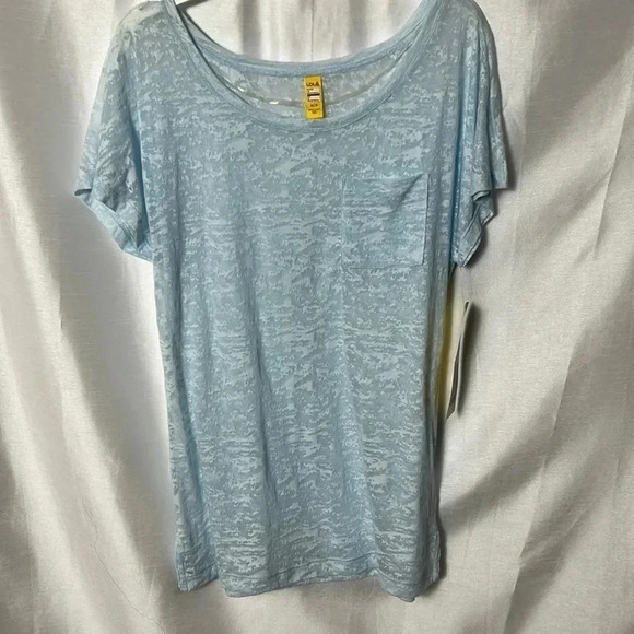 LOLE LONI tee shirt,women XS,Sheer and texture. Relax fit ,Oversize fit,coastal - Picture 2 of 9